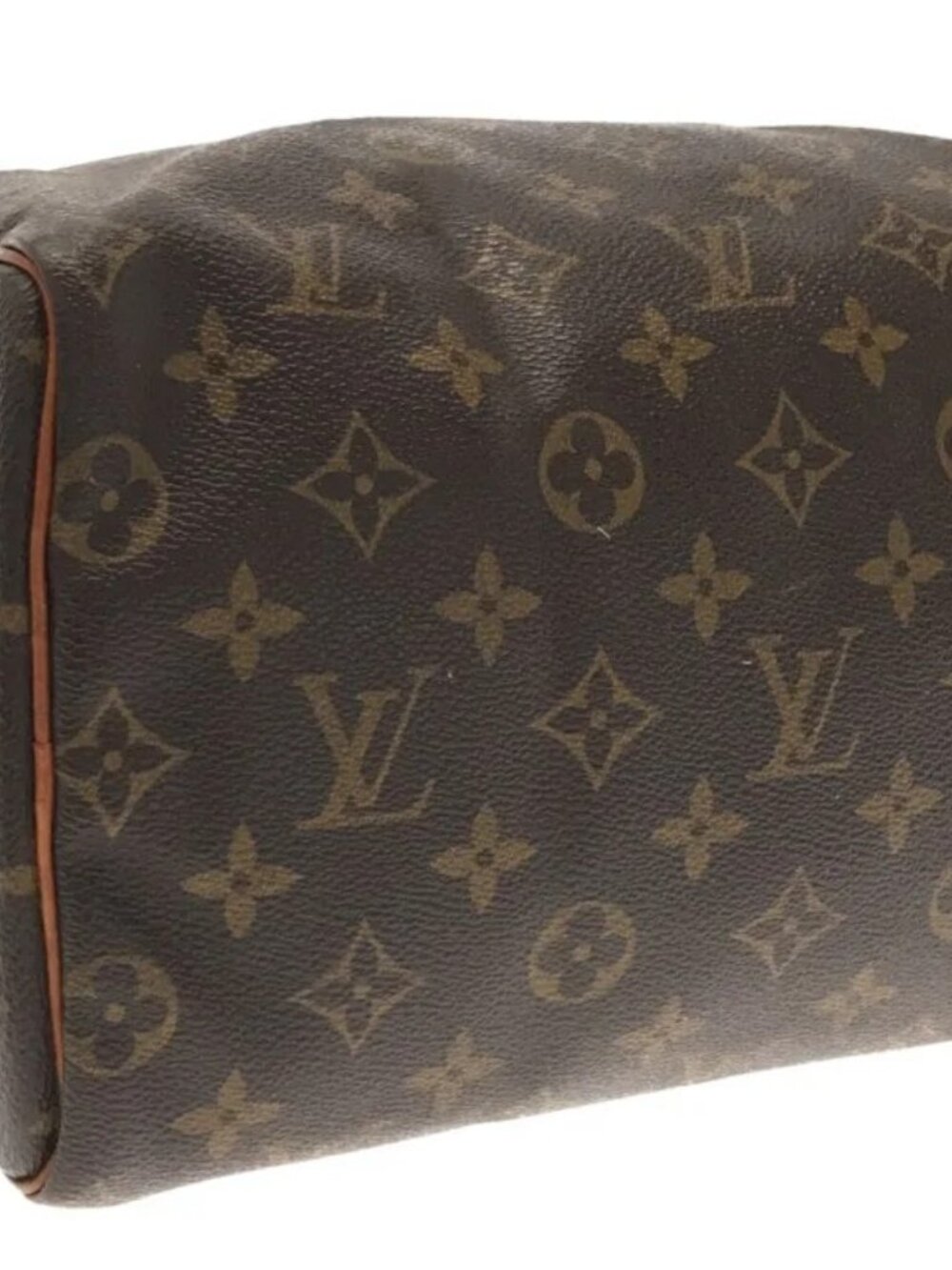 LOUIS VUITTON SPEEDY MONOGRAM HANDBAG / Brown - Picture 5 of 9